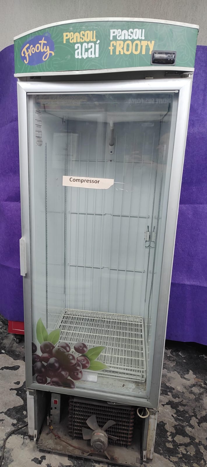 FREEZER VERTICAL METALFRIO COM DEFEITO - RG: 2183286816944-0