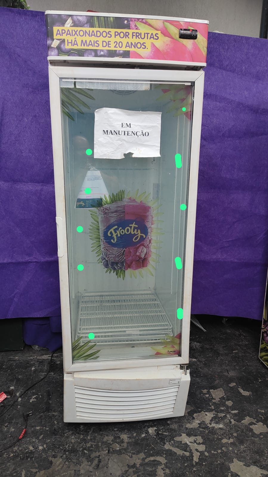 FREEZER VERTICAL FRICON COM DEFEITO - RG: 0419081499