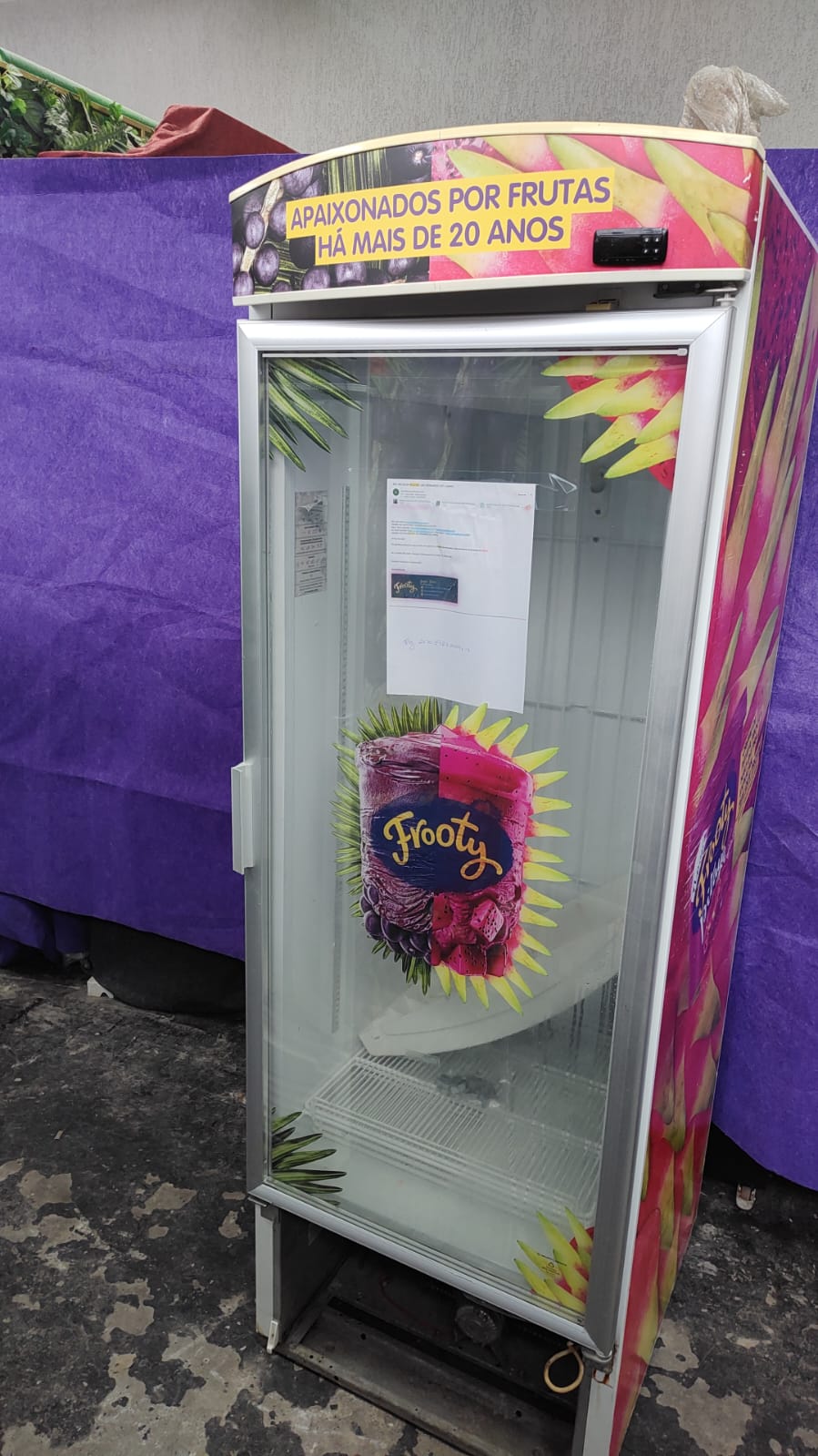 FREEZER VERTICAL METALFRIO COM DEFEITO - RG: 2170396325041-1