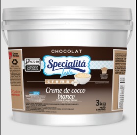 SPECIALITÁ PASTA RECHEIO E COBERTURA 3KG CREME DE COCO BIANCO (A3-PL19)