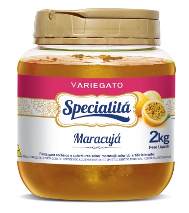 SPECIALITÁ VARIEGATO PASTA RECHEIO E COBERTURA 2KG MACACUJÁ (A3-PL19)