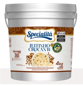 SPECIALITÁ PASTA RECHEIO E COBERTURA 4KG LEITINHO CROCANTE (A3-PL19)